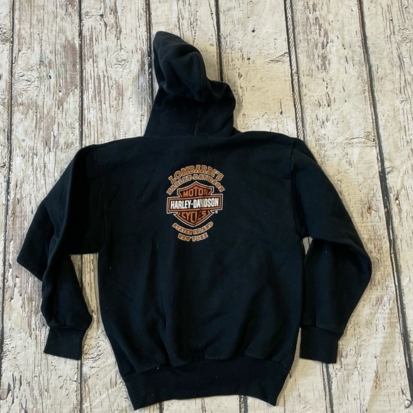 Kids Harley - Davidson Motorcycles Staten Island Hoodie Sweatshirt - Picture 6 of 8